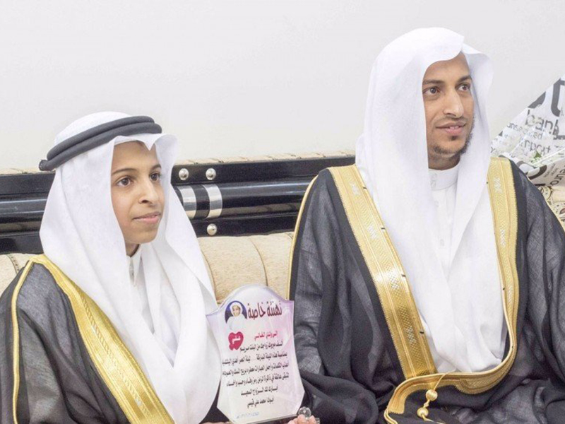 اضغط لمشاهدة الفيديو: زفاف أصغر عريس في السعودية